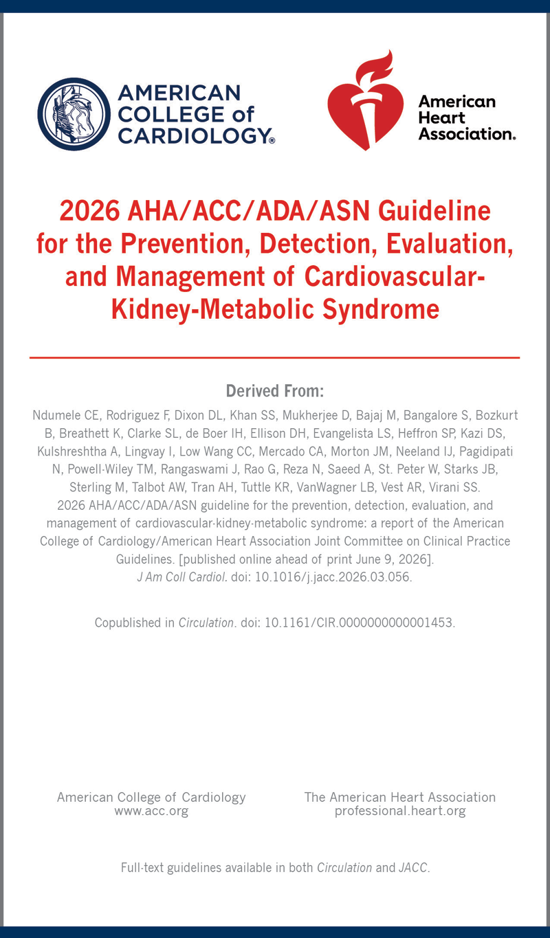 Prevention, Detection, Evaluation, and Management of Cardiovascular-Kidney-Metabolic Syndrome