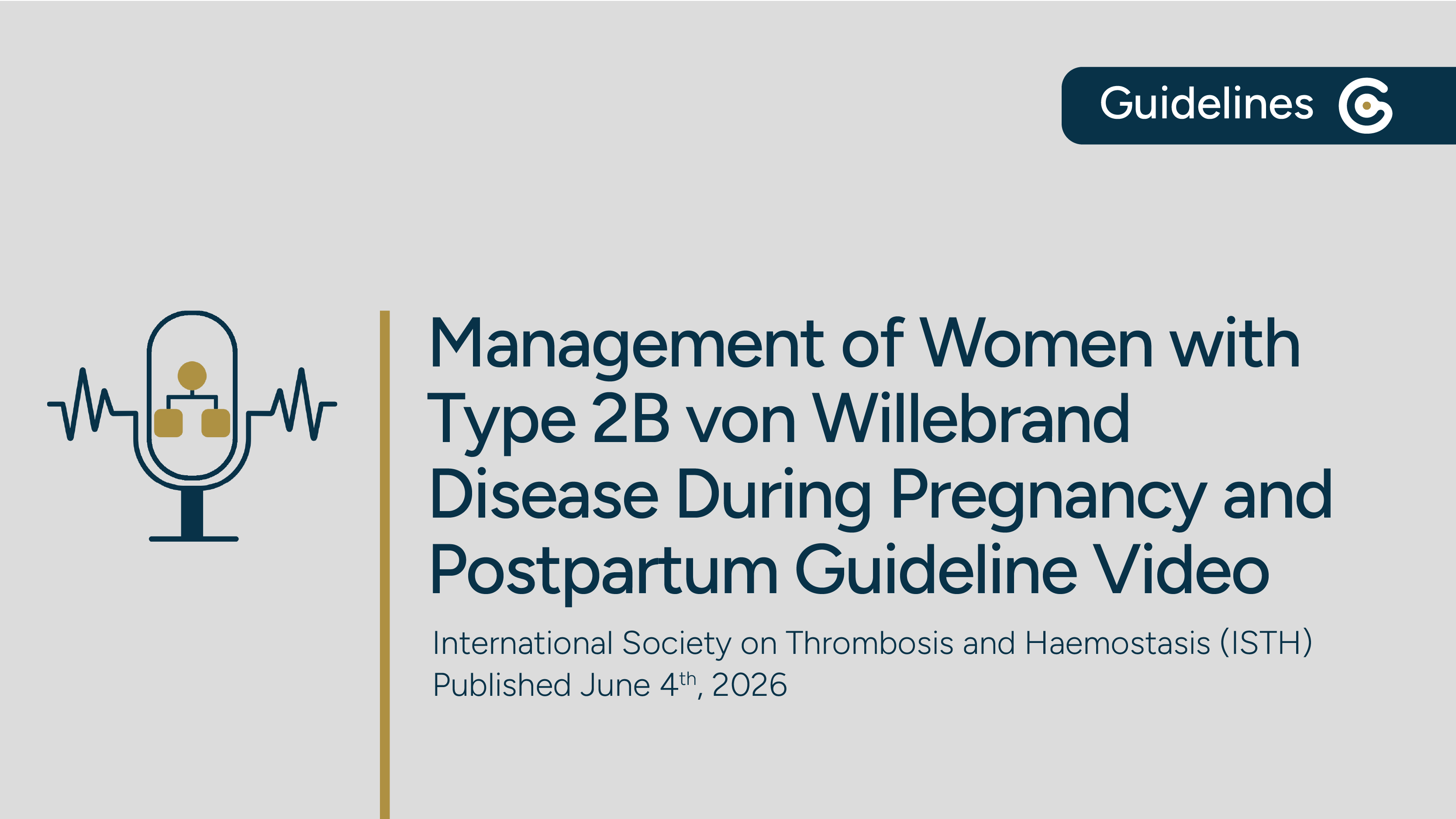 ISTH Management of Women with Type 2B von Willebrand Disease During Pregnancy and Postpartum featured image