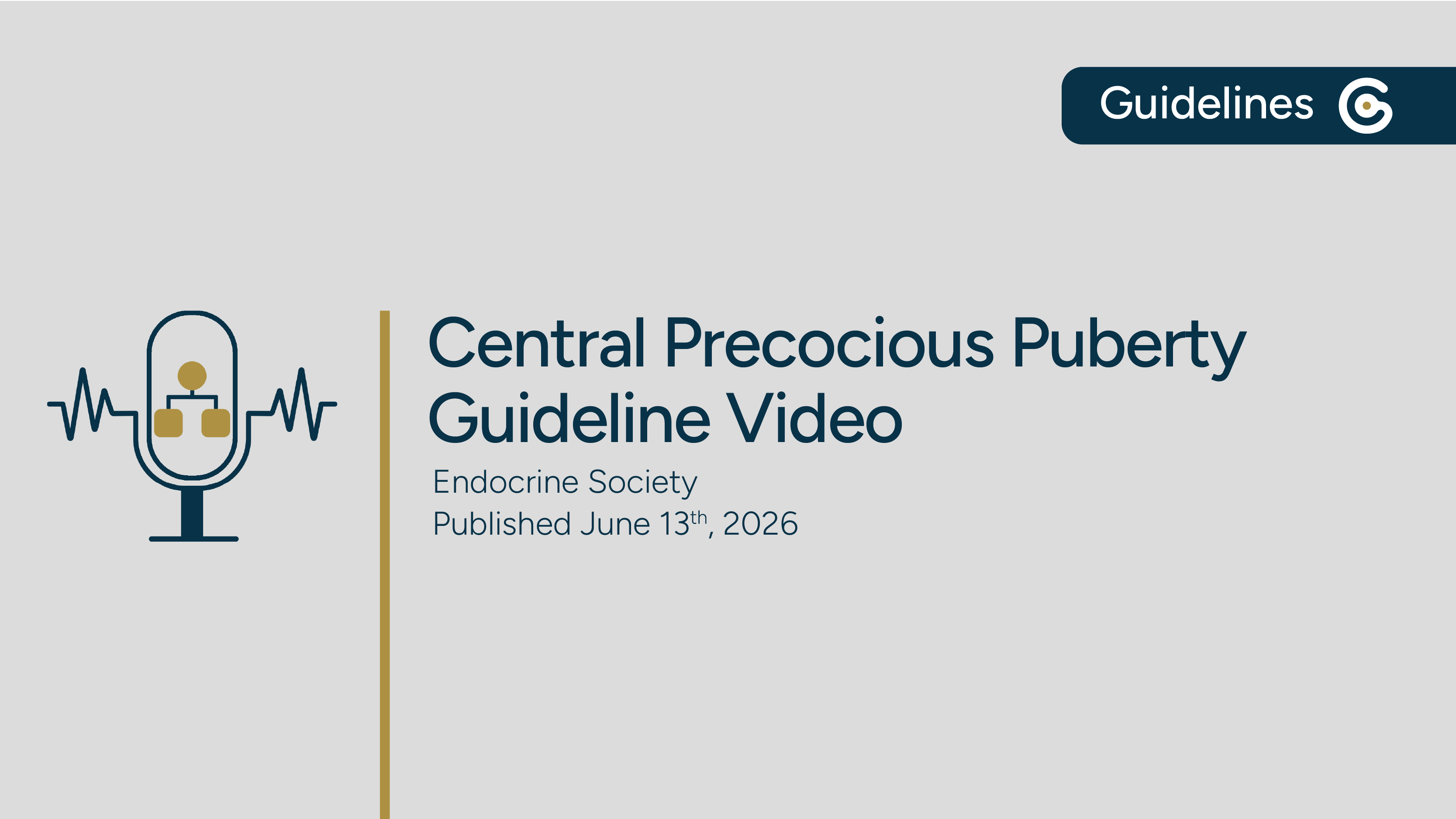 ES Central Precocious Puberty Guidelines 2026 - Key Recommendations on Evaluation, Treatment & More featured image