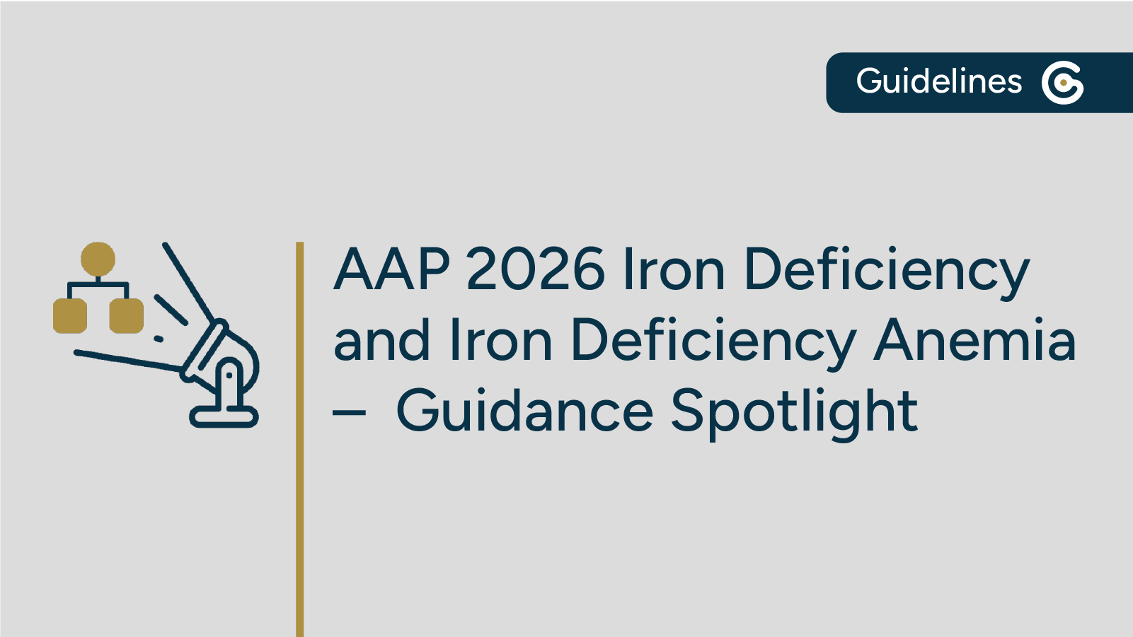2026 AAP Iron Deficiency and Iron Deficiency Anemia – New Clinical Report featured image