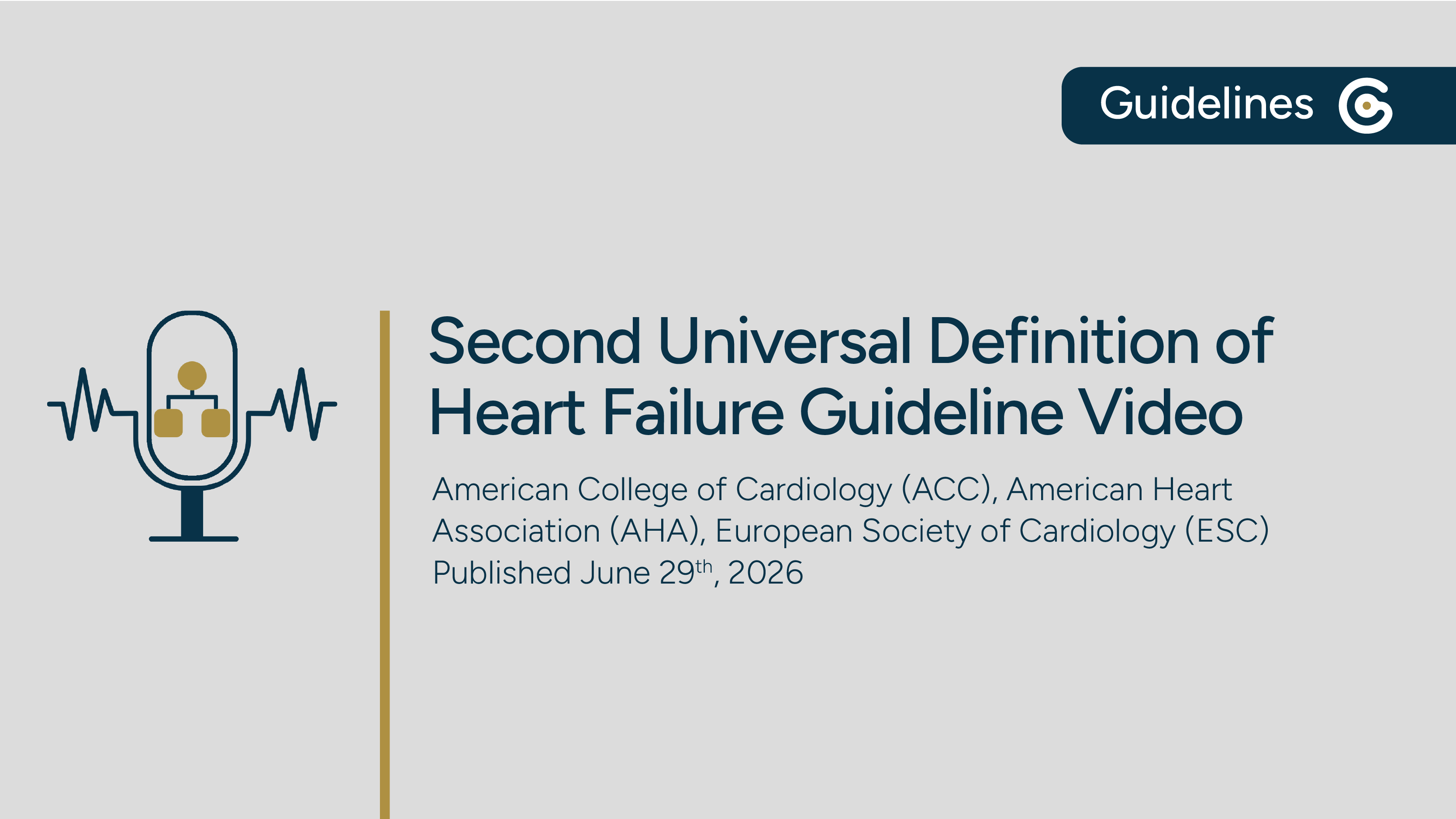 ACC/AHA/ESC Second Universal Definition of Heart Failure 2026 Expert Consensus Document featured image