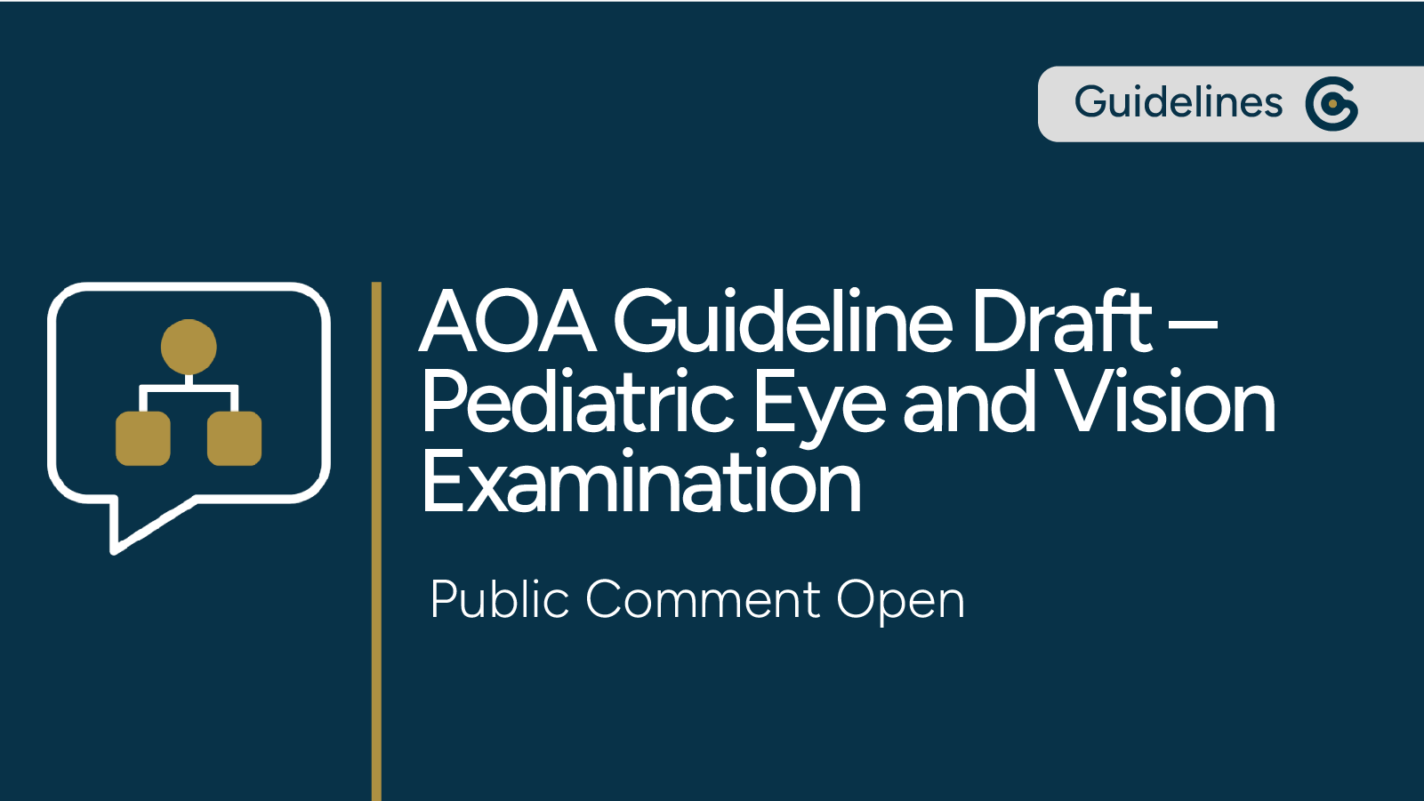 AOA Draft Guideline on Pediatric Eye and Vision Exam Open For Comment featured image