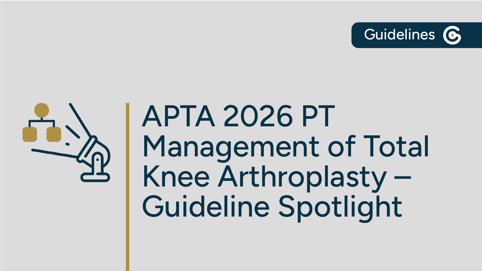 APTA Management of TKA Guideline 2026