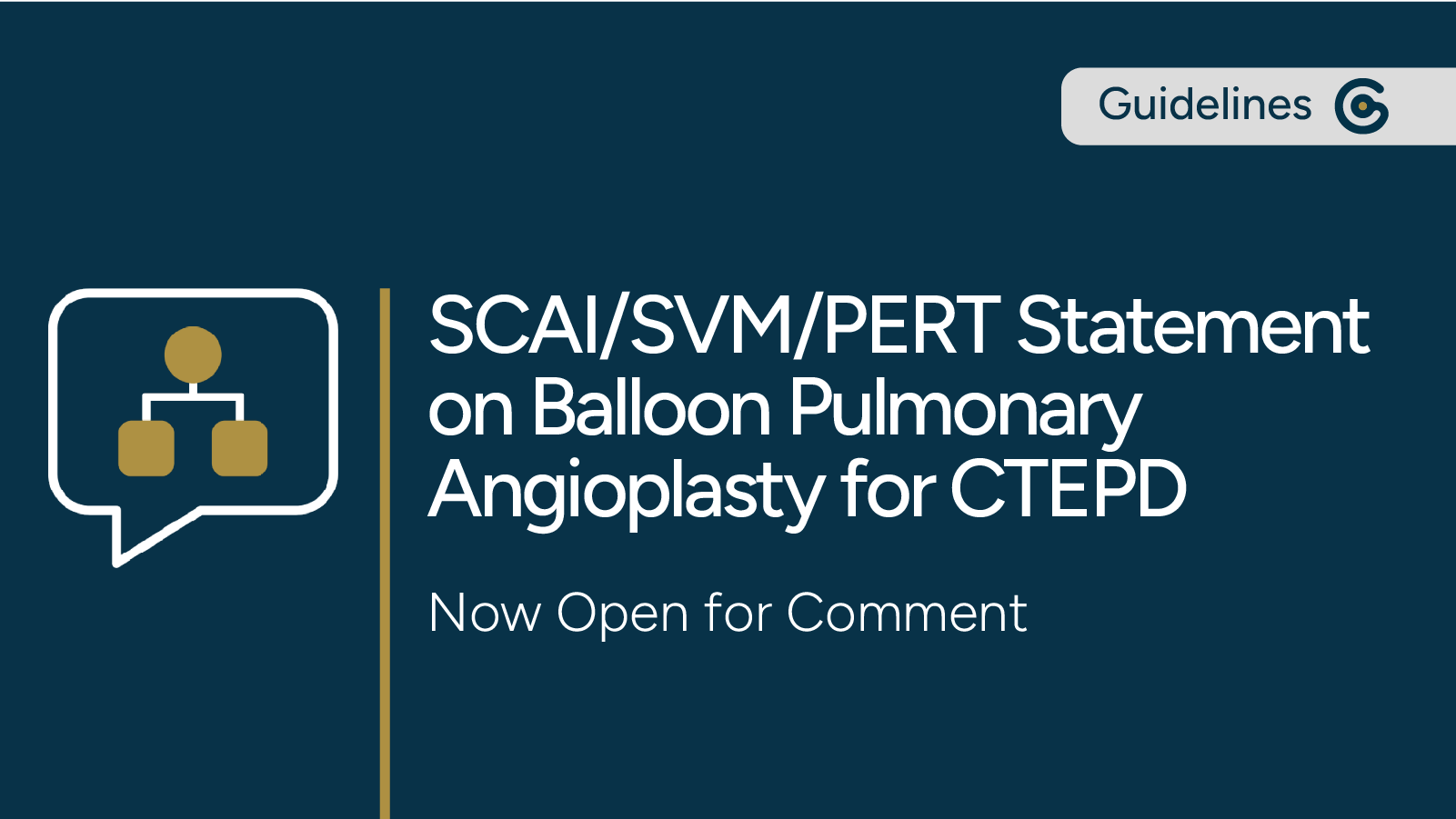 SCAI/SVM/PERT Consortium Statement for Balloon Pulmonary Angioplasty for CTEPD Open for Comment featured image