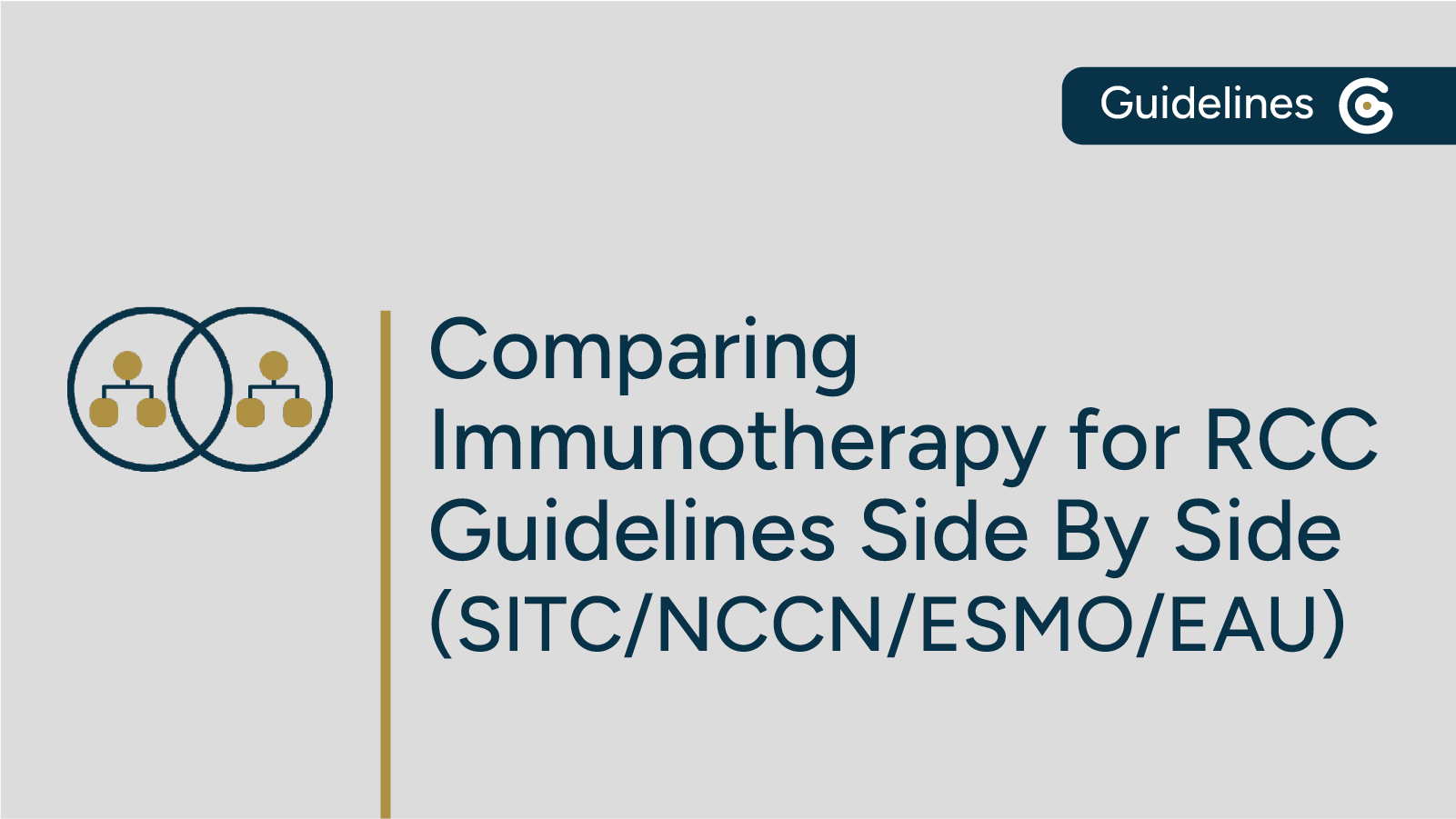 Comparing Guidelines on Immunotherapy for RCC from SITC, NCCN, ESMO, & EAU Side by Side featured image