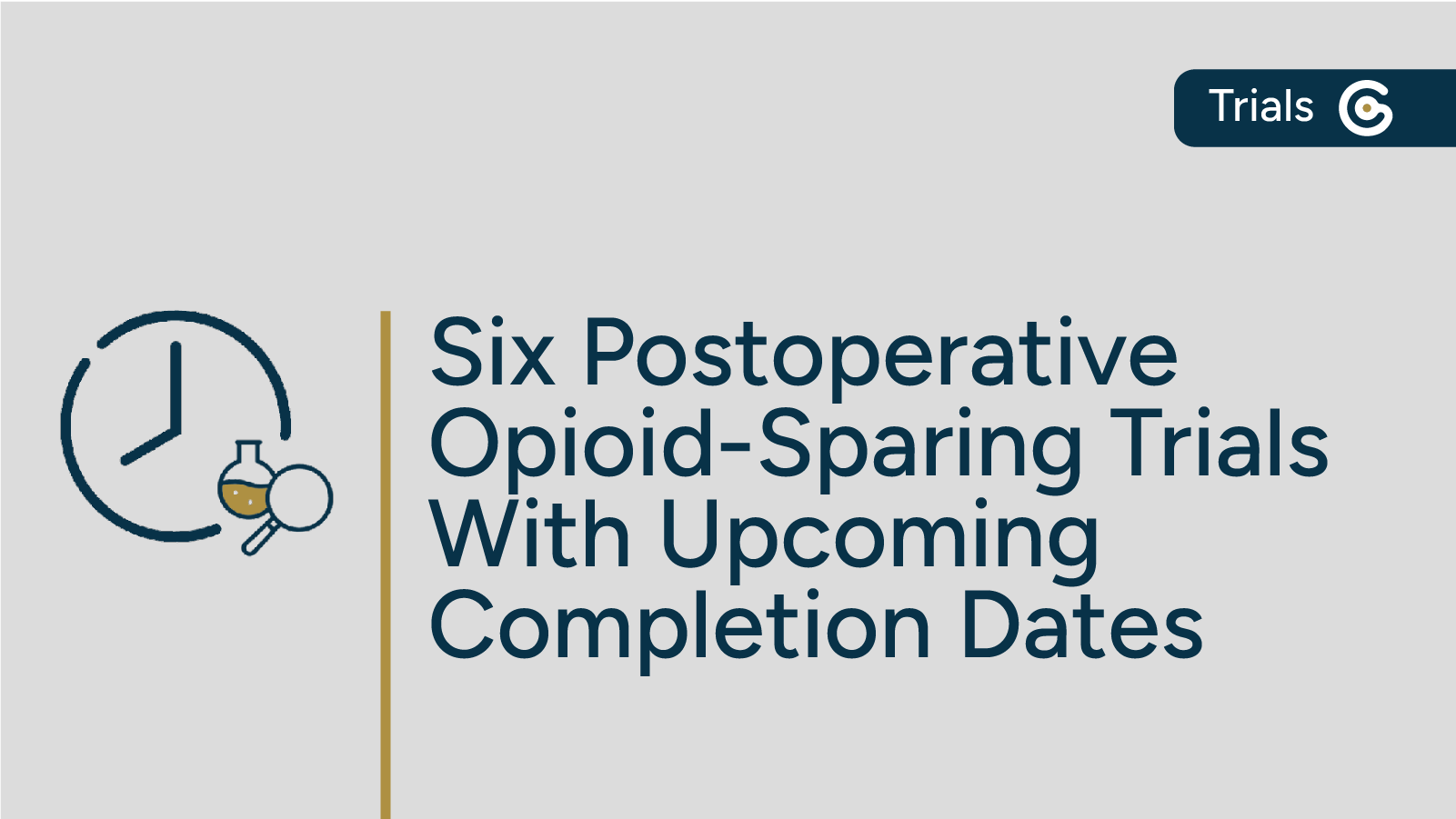 Previewing Six Postoperative Opioid-Sparing Trials Set to Complete in the United States featured image