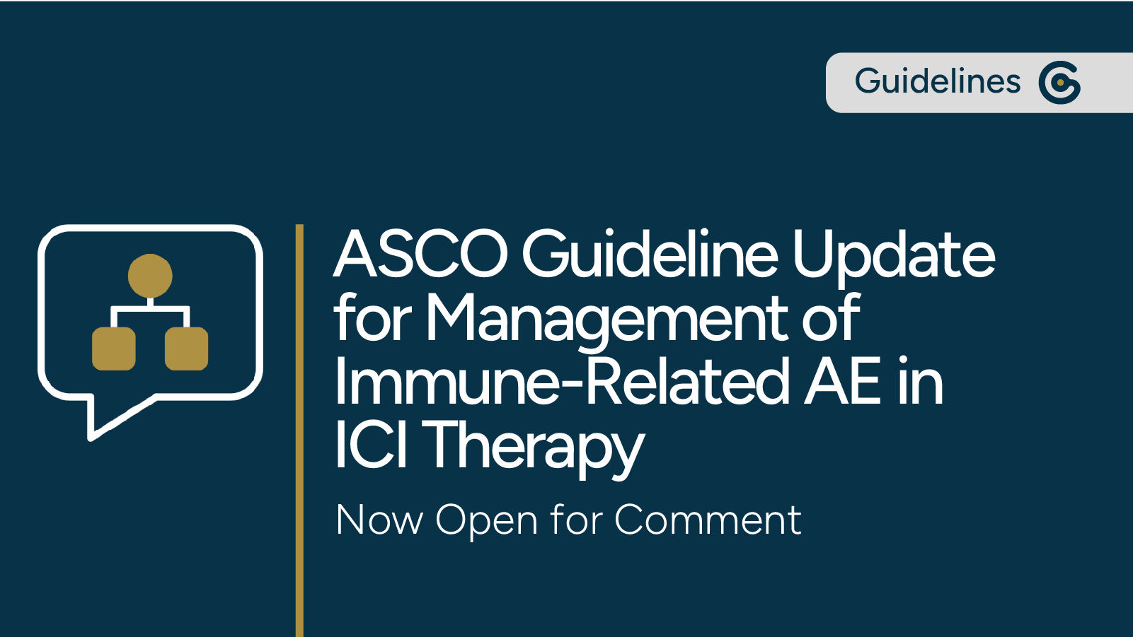 ASCO Draft Guideline for Management of Immune-Related AE in ICI Therapy Now Open to Comment featured image