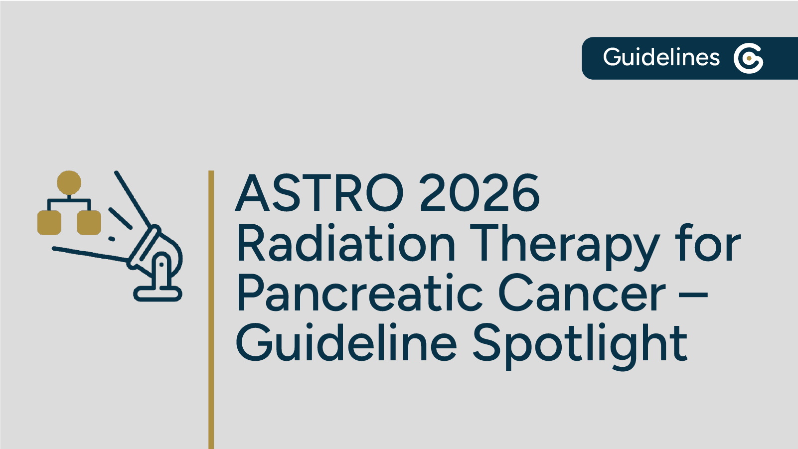 2026 ASTRO Radiation Therapy for Pancreatic Cancer Guideline Now Available featured image