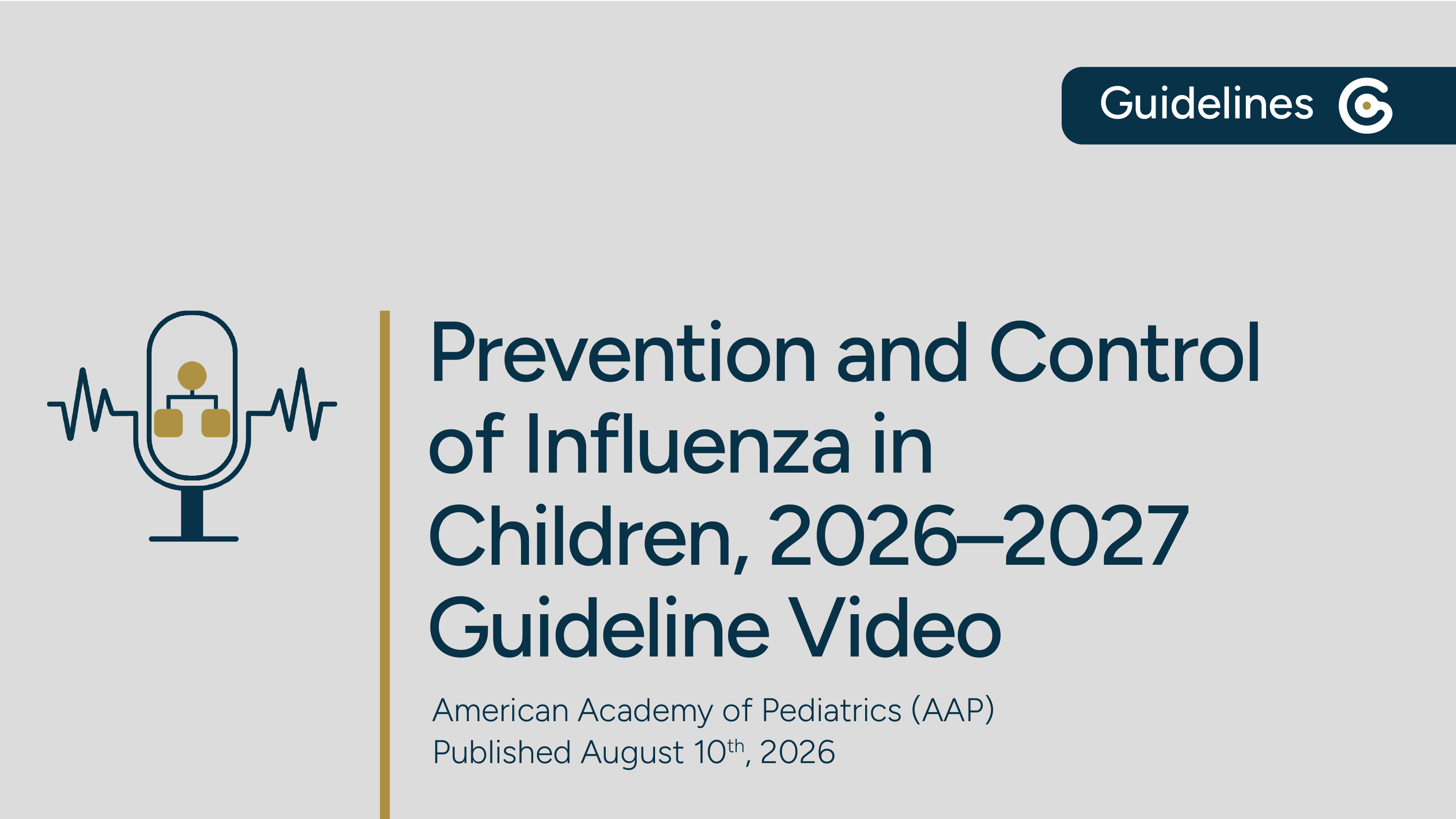 AAP Prevention and Control of Influenza in Children, 2026–2027 – Key Updates post image