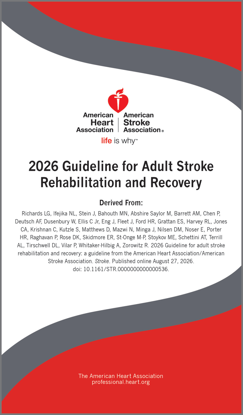 ASA (Stroke) Clinical Guidelines Pocket Guides & Apps - Guideline