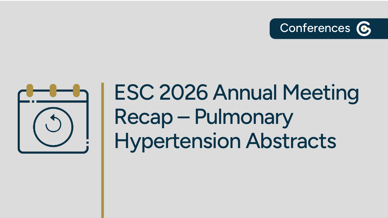 ESC 2026 Meeting Recap Pulmonary Hypertension abstracts